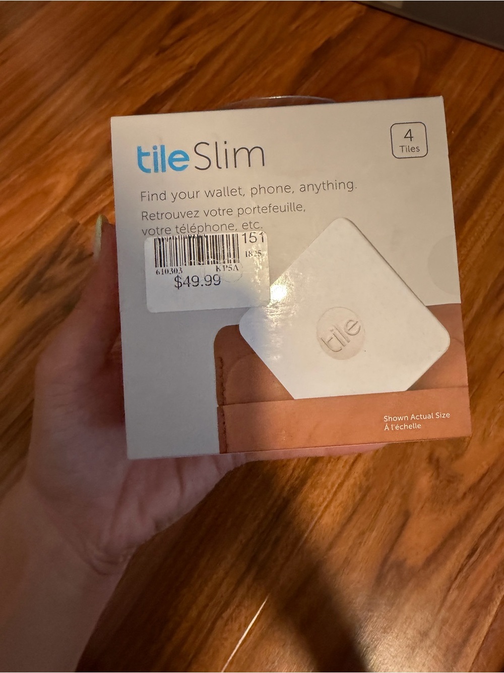 Tile Slim Bluetooth Tracker - White (4 Pack)